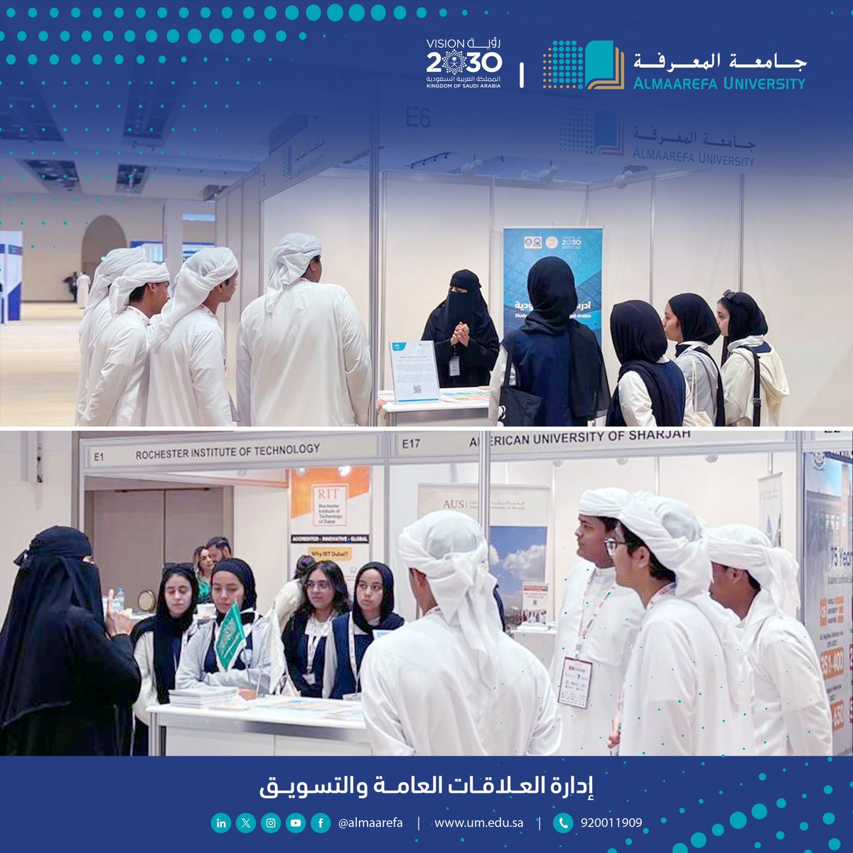 @almaarefa:-جانب-من-أنشطة-اليوم-الثاني-لمشاركة-#جامعة-المعرفة-للتعريف-ببرنامج-ومنصة-#ادرس-في-السعودية،-في-معرض-الخليج-للتعليم-والتدريب-(النسخة-2)-في-#أبوظبي