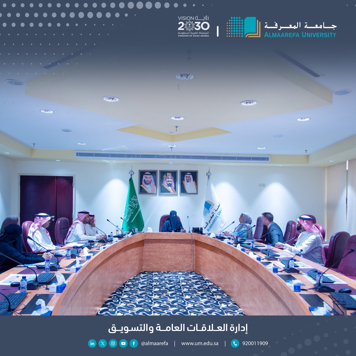 @almaarefa:-مستشارة-معالي-رئيس-#جامعة-المعرفة-للبحث-العلمي-أد-ابتسام-الماضي-–-بمشاركة-قيادات-الجامعة-–-تلتقي-وفد-ulster-university-لبحث-سُبُل-التعاون-وتبادل-الخبرات-بين-الجامعتين.